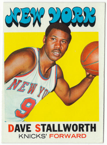 1971-72 Topps Basketnball #49 Dave Stallworth