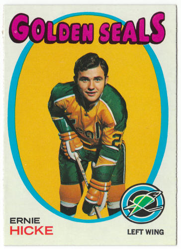 1971-72 Topps Hockey #61 Ernie Hicke Rookie Card