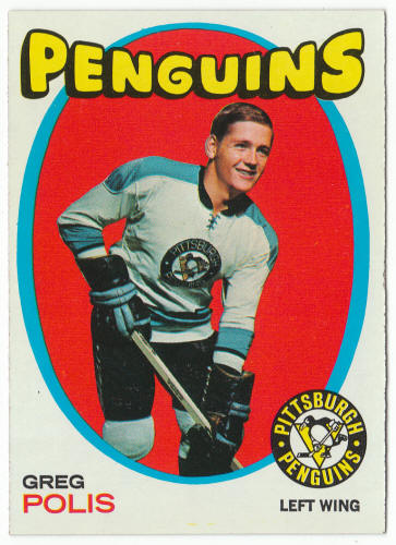 1971-72 Topps Hockey #41 Greg Polis Rookie Card