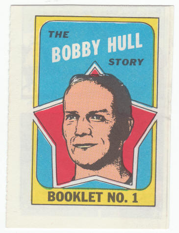 1971-72 Topps Bobby Hull Insert Booklet #1