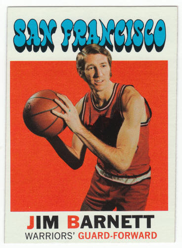 1971-72 Topps Basketball #104 Jim Barnett Ex/M