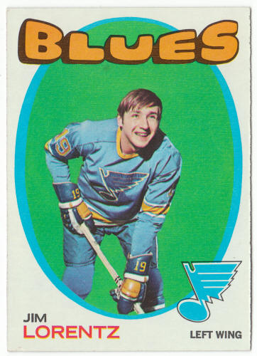 1971-72 Topps Hockey #13 Jim Lorentz