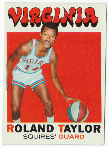 1971-72 Topps Basketball #173 Roland Taylor Rookie Card front