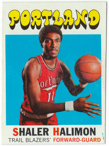 1971-72 Topps Basketball #89 Shaler Halimon