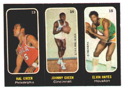 1971-72 Topps Basketball Trios #13 14 15