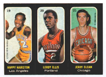 1971-72 Topps Basketball Trios #19 - 21