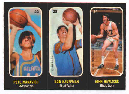 1971-72 Topps Basketball Trios #22 - 24