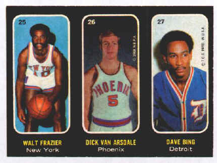 1971-72 Topps Basketball Trios #25 - 27