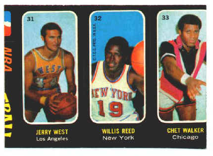 1971-72 Topps Basketball Trios #31 - 33