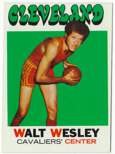 1971-72 Topps Basketnball #52 Walt Wesley