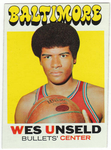 1971-72 Topps Basketball #95 Wes Unseld B