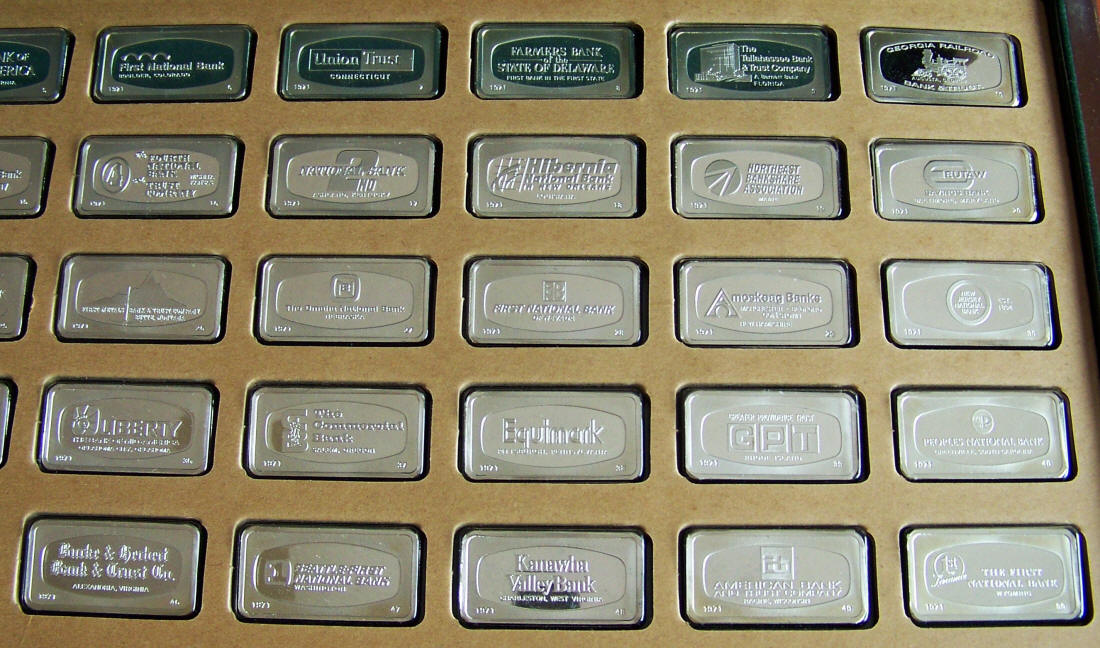 1971 Bankmarked 50 Sterling Silver Ingots right 25