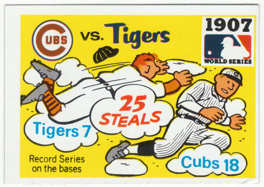 1971 Fleer 1907 World Series Card #5 front