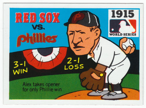 1971 Fleer 1915 World Series Card #13 Grover Cleveland Alexander