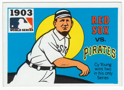 1971 Fleer 1903 World Series Card #1 Cy Young