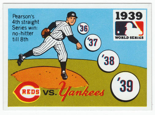 1971 Fleer 1939 World Series Card #37 Monte Pearson