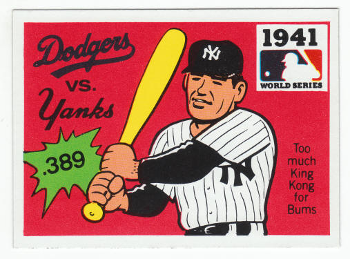 1971 Fleer 1941 World Series Card #39 Charlie Keller