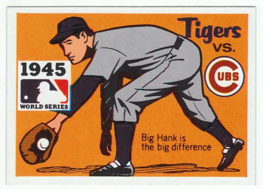 1971 Fleer 1945 World Series Card #43 Hank Greenberg