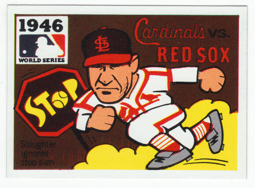1971 Fleer 1946 World Series Card #44 Enos Slaughter