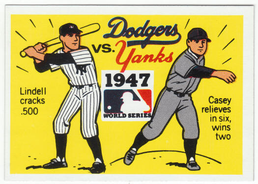 1971 Fleer 1947 World Series Card #45