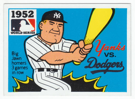 1971 Fleer 1952 World Series Card #50 Johnny Mize