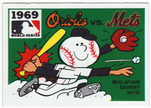 1971 Fleer 1969 World Series Card #67 Mets