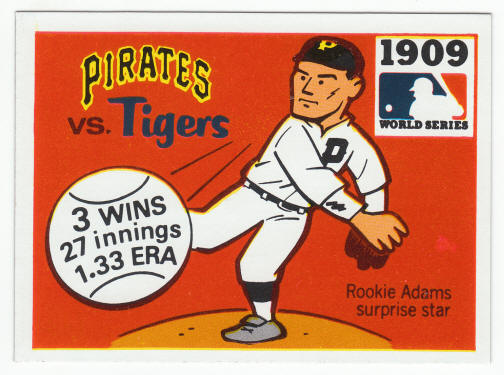 1971 Fleer 1909 World Series Card #7 Babe Adams