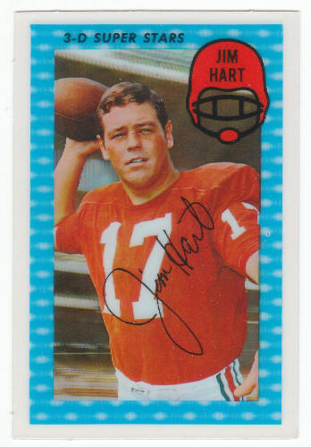 1971 Kelloggs Football Jim Hart #38
