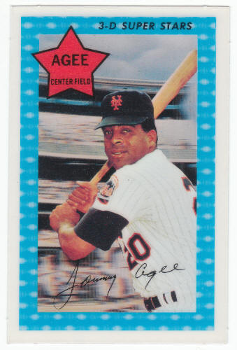 1971 Kelloggs 3D Tommie Agee #46A