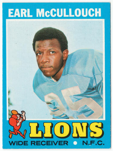 1971 Topps Football #127 Earl McCullouch
