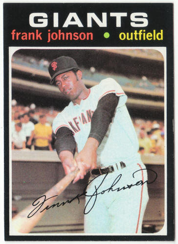 1971 Topps Baseball #128 Frank Johnson