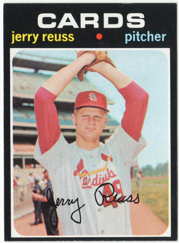 1971 Topps Baseball #158A Jerry Reuss