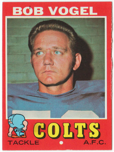 1971 Topps Football #199 Bob Vogel