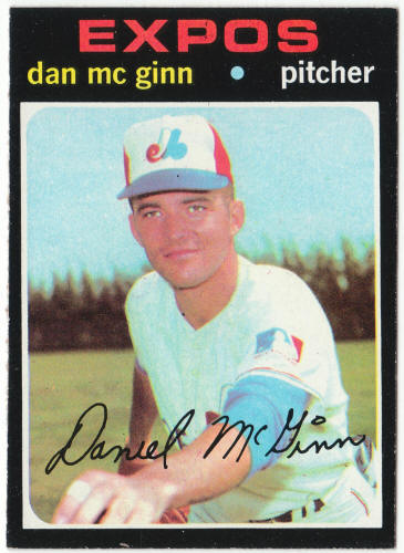 1971 Topps Baseball #21 Dan McGinn