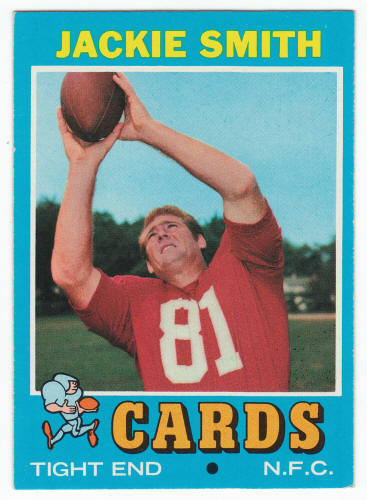 1971 Topps Football #244 Jackie Smith front