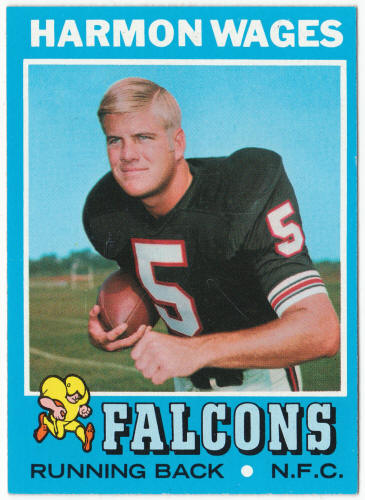 1971 Topps Football #246 Harmon Wages