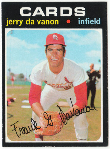 1971 Topps Baseball #32 Jerry DaVanon