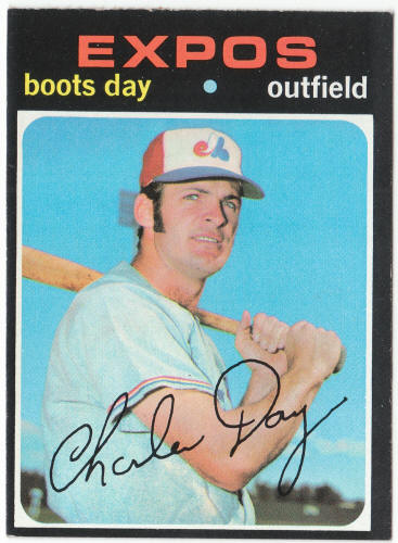 1971 Topps Baseball #42A Boots Day