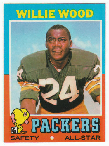 1971 Topps Football #55 Willie Wood front