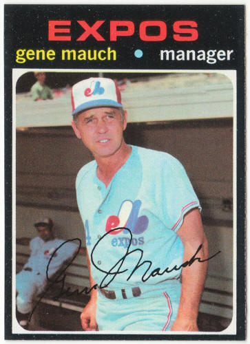 1971 Topps Baseball #59 Gene Mauch