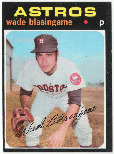 1971 Topps Baseball #79 Wade Blasingame front