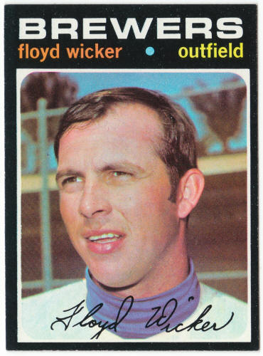 1971 Topps Baseball #97 Floyd Wicker