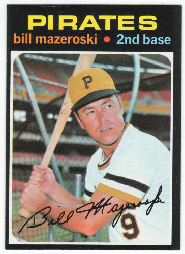 1971 Topps Bill Mazeroski #110 front