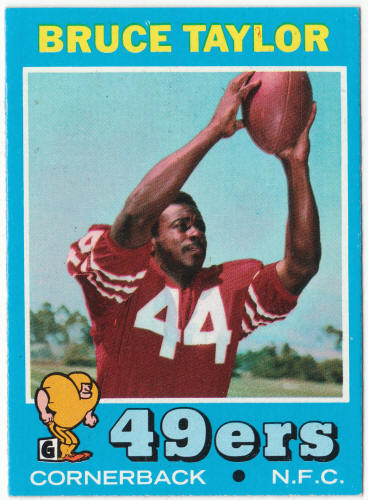 1971 Topps #239 Bruce Taylor Rookie Card front