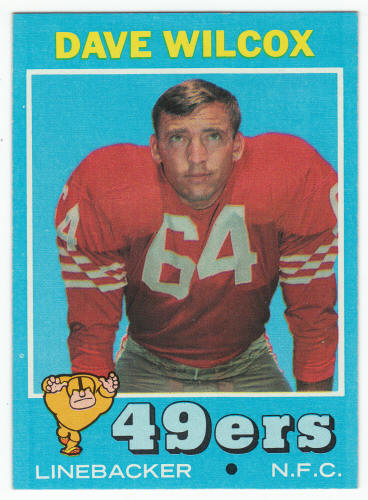 1971 Topps Football #189 Dave Wilcox front