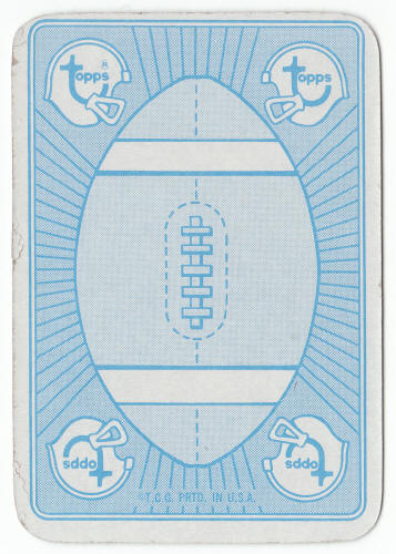 1971 Topps Football Insert Card 36 Clifton McNeil back