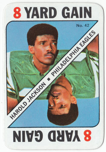 1971 Topps Football Insert Card 42 Harold Jackson front