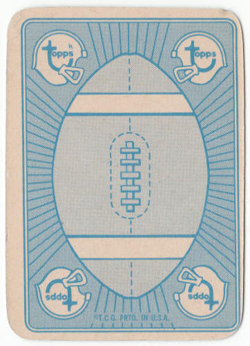 1971 Topps Football Insert Card 48 Lance Alworth