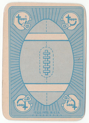 1971 Topps Football Insert Card 51 Sonny Jurgensen