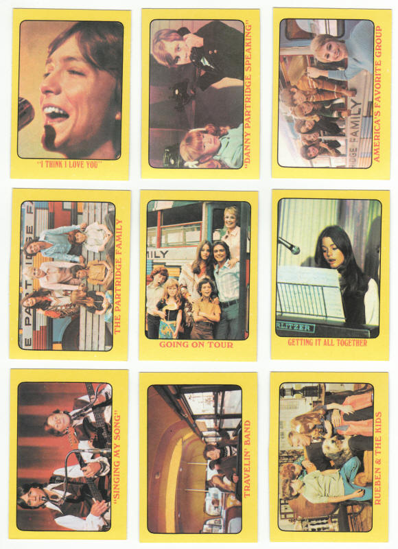 1972 A&BC Partridge Family Cards